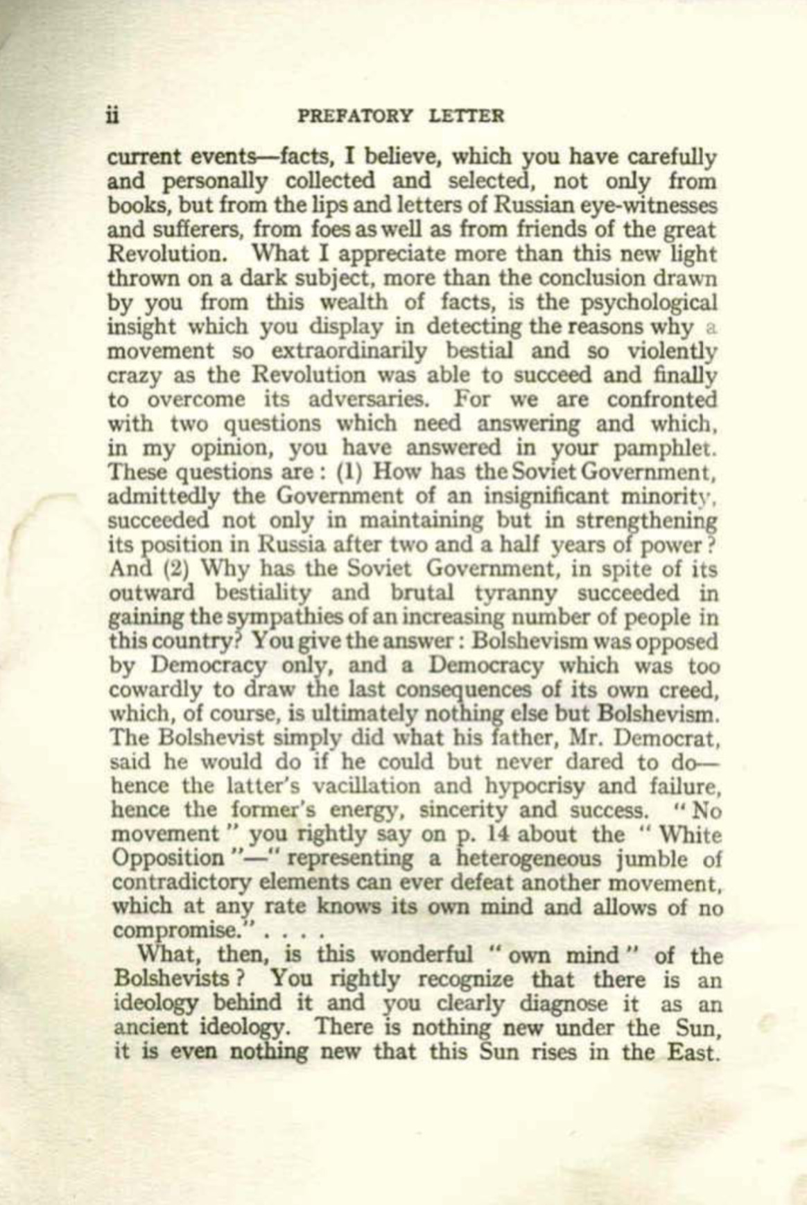 Oscar Levy - Preface to The World Significance of the Russian Revolution - 1920 - 2